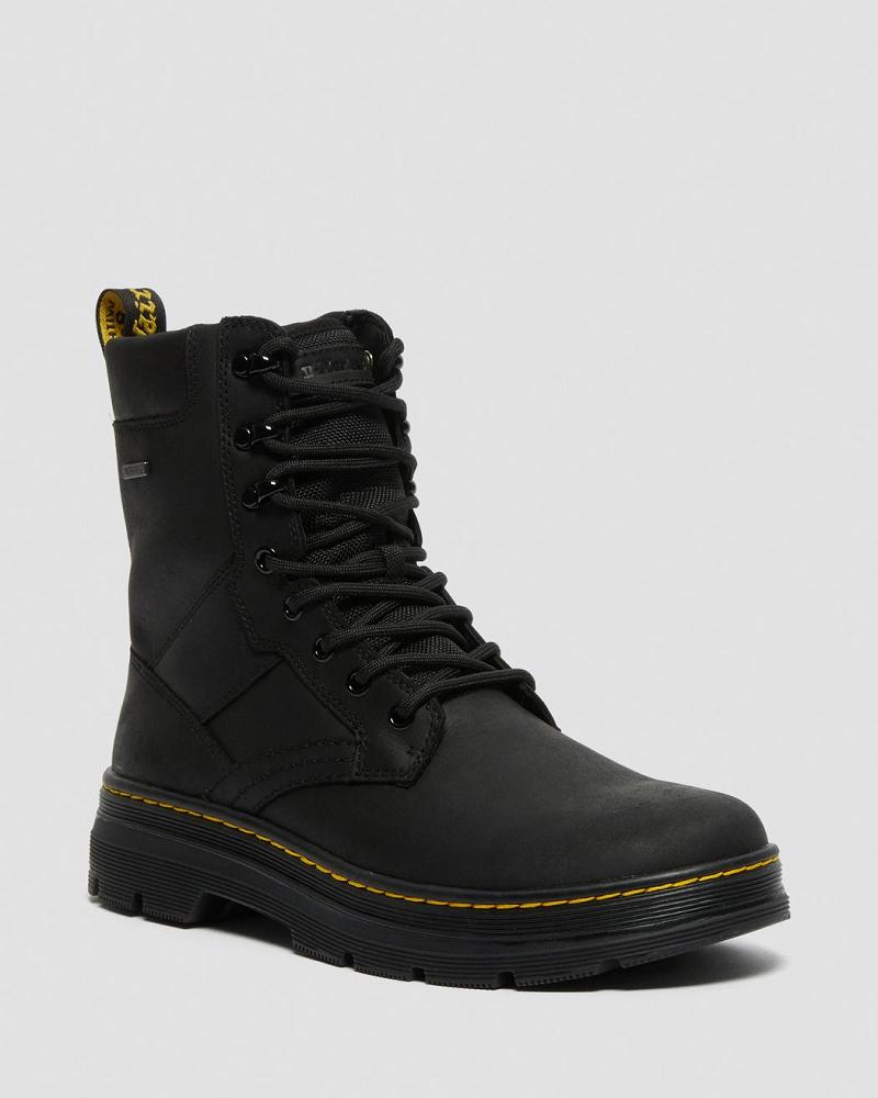 Botas Casuales Dr Martens Iowa Impermeables Poly Hombre Negros | MX 338DFM